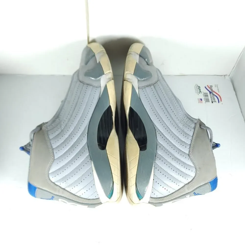 Nike Air Jordan 14 Retro Men's US13 Wolf Gray Suede Leather Athletic Sneakers